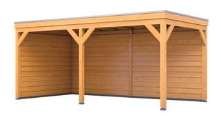 Douglas overkapping, 302 x 578 cm + wanden blank, Verando, Origin